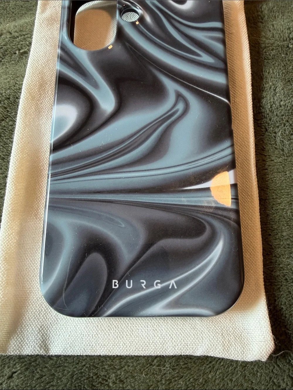 iPhone 17 Burga Marble Phone Case -